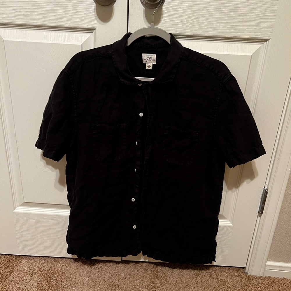 J Crew Short Sleeve Button Down